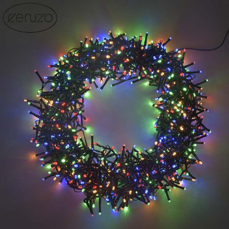 Ceruzo Micro Cluster - 1000 Led -  20 Meter - 8 Lichtfuncties + Geheugen - Multicolor