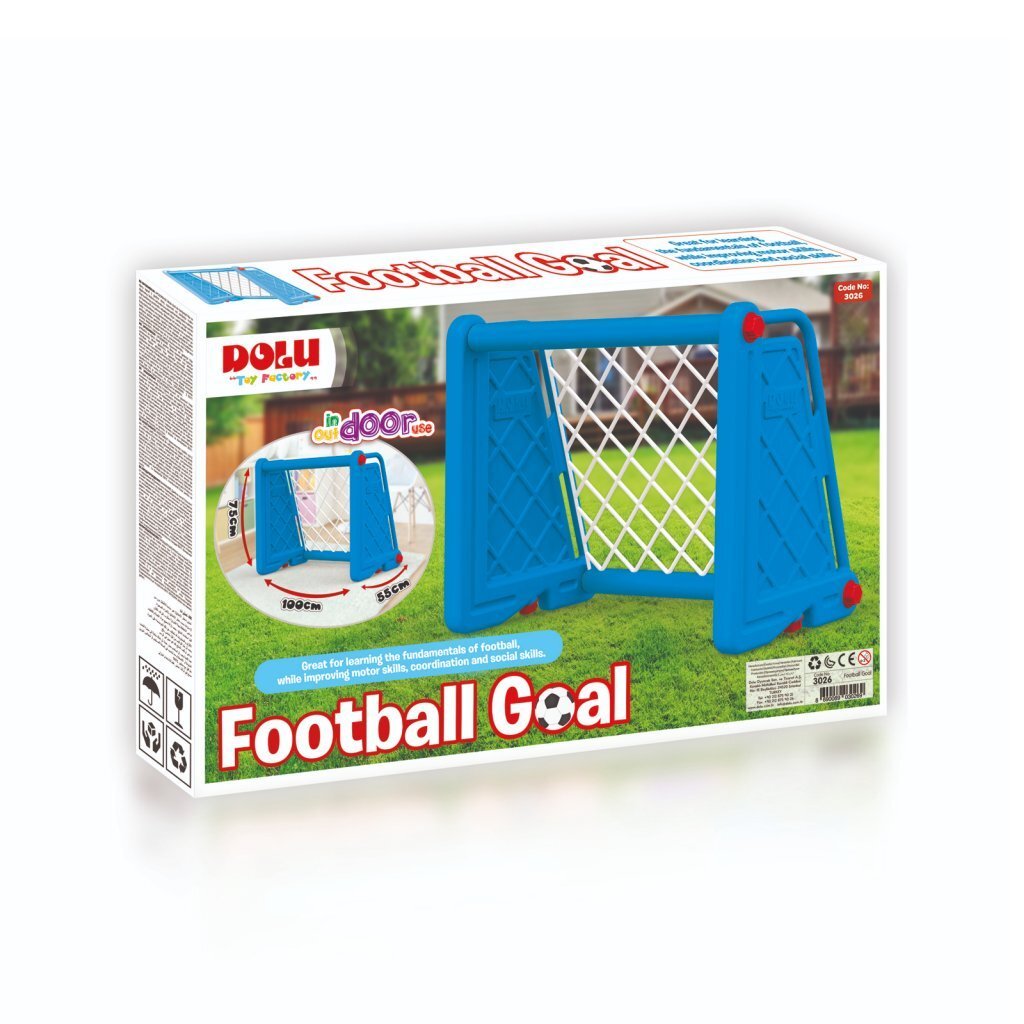 Dolu Voetbal Goal 100X75X55 Cm Blauw - Kardes - Express