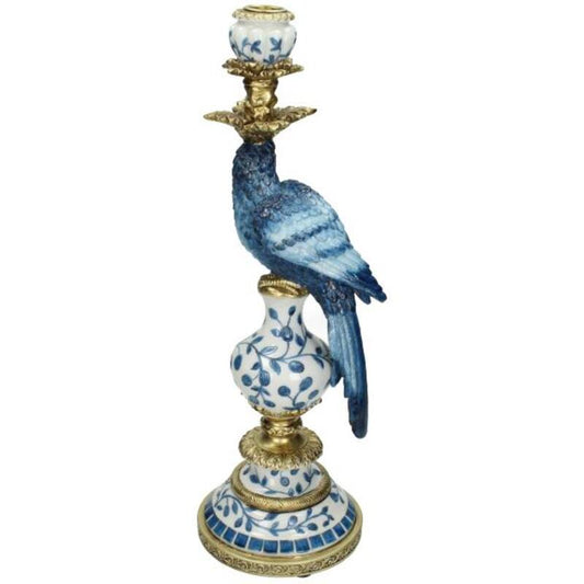 Candleholder - Dutch Blue Parrot ↑ 40 Cm - Right