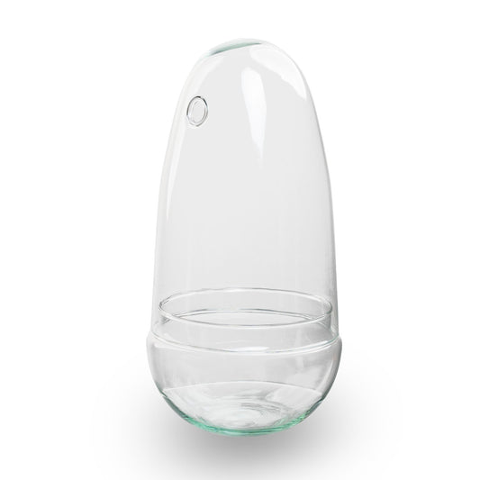 Egg - Glass Bulb - Bell Jar - Terrarium ↑ 25.5 Cm - Model: Egg