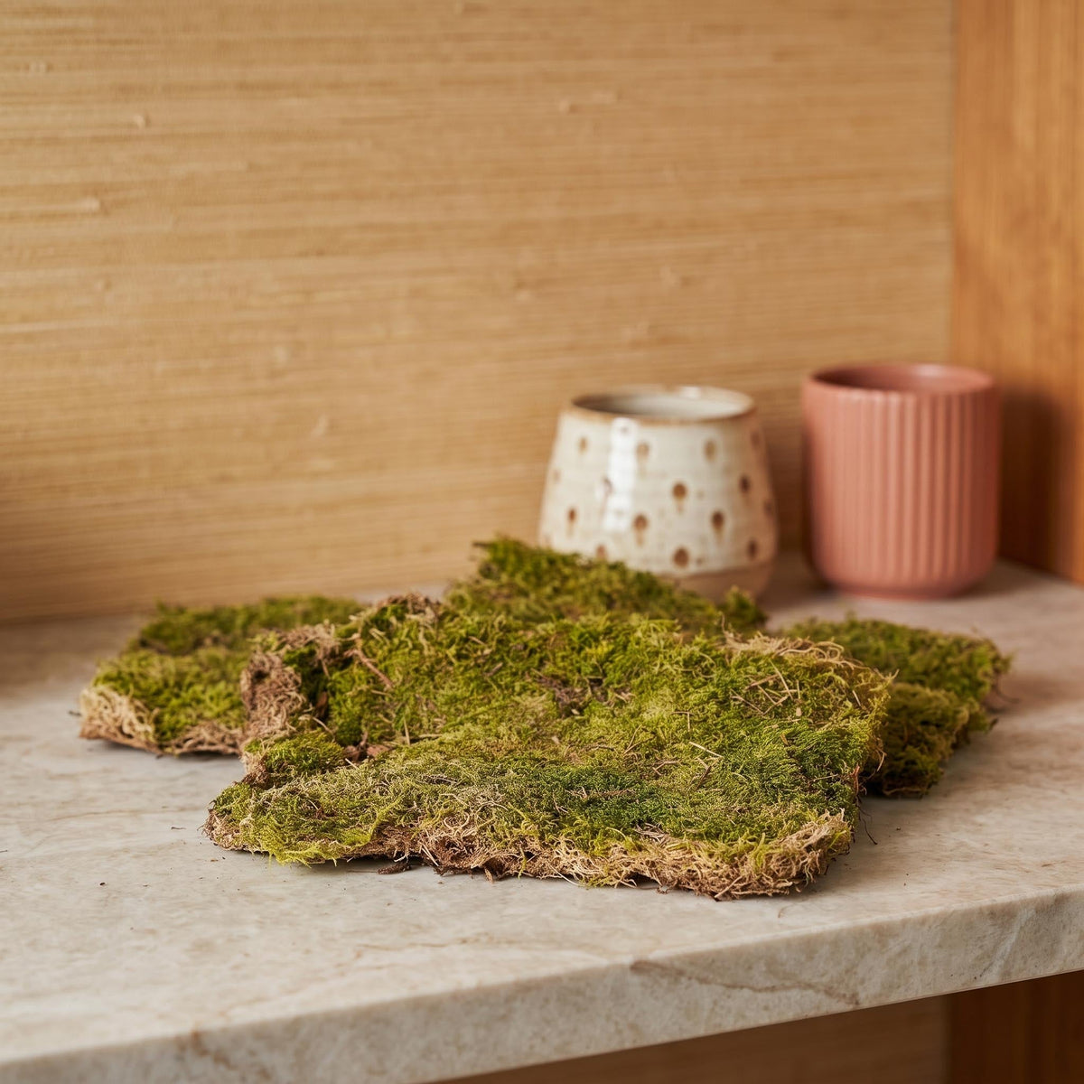 Flat Moss - Dried - Approx. 30 X 20 Cm - 1 Box
