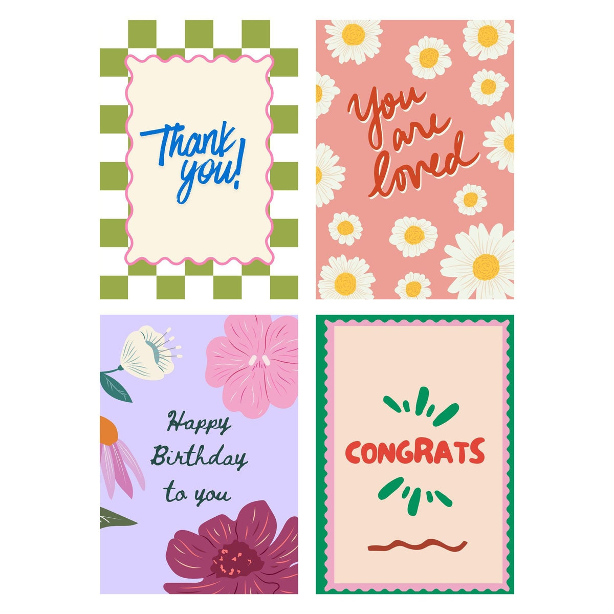 Greeting Card - A6 Folded - Add Custom Message