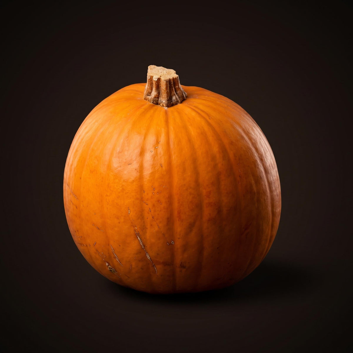 Halloween Pumpkin - Orange - Real - Ø Approx. 19 Cm - Approx. 1,9 Kg