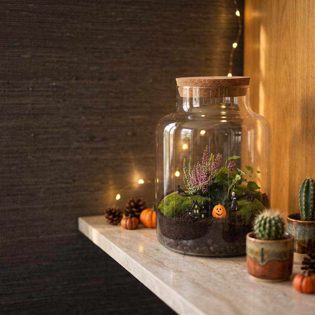 Halloween Terrarium Little Milky - Trick Or Treat - Ø17Cm ↑25Cm
