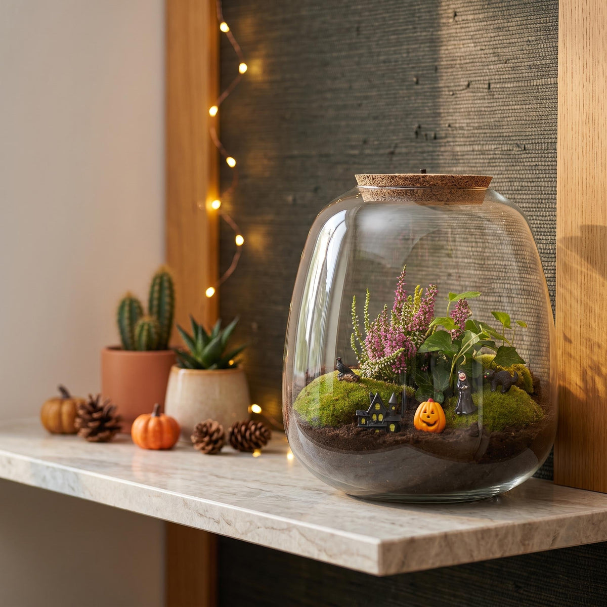 Halloween Terrarium Emma - Trick Or Treat Village - Ø 23 Cm ↑ 25 Cm