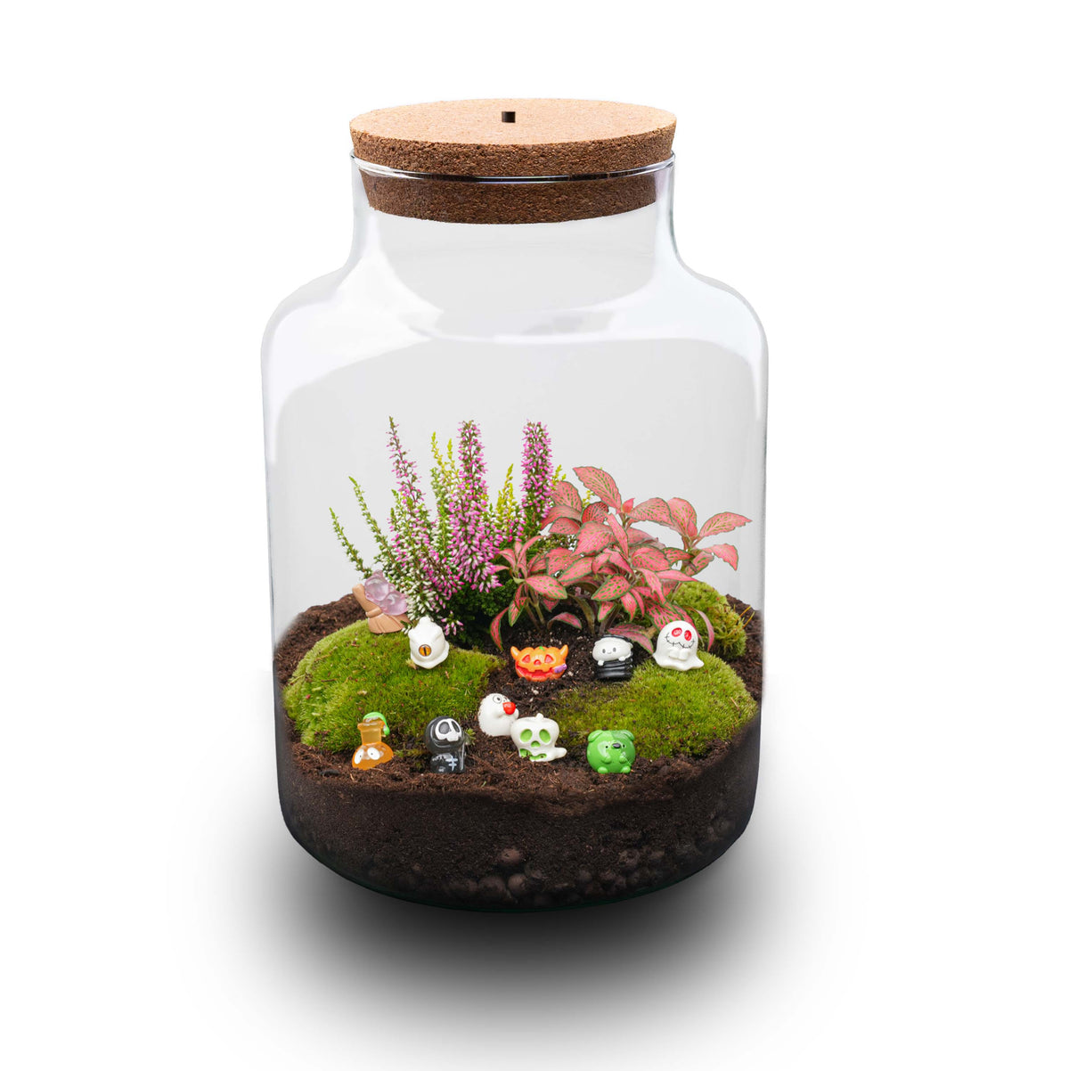 Halloween Terrarium Milky - Spooky Crew Edition - Ø 21Cm ↑ 30Cm