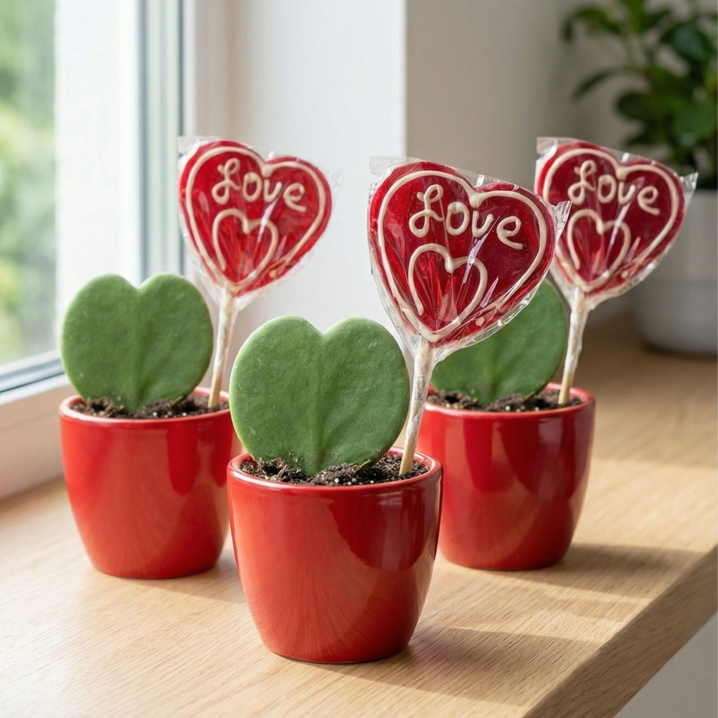 Love Pop - Heart-Shaped Lollipop With Message - Strawberry