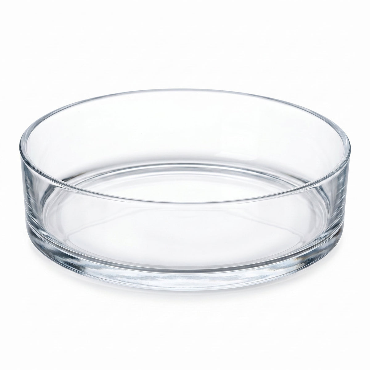 Glass Cilinder Bowl 'Sill' - Open Glass Cylinder - Ø 29 Cm ↑ 8 Cm