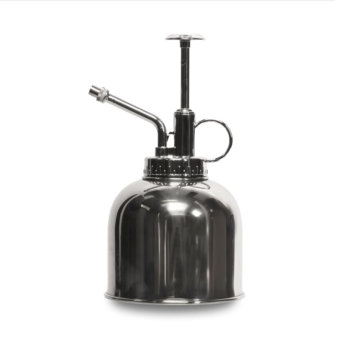 Plant Mister - Waterer - Stainless Steel Gardening Sprinkler - Silver - ↑ 15.5 Cm